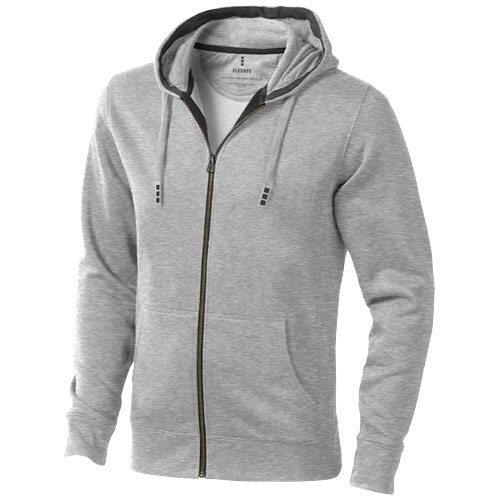 Sweater publicitaire à capuche Homme 300g - Arora Gris mélangé